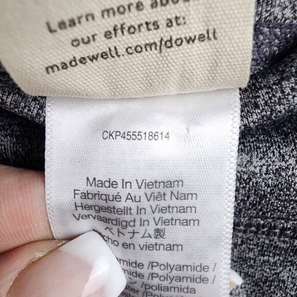 Madewell Do Well Grey Knit Leggings Size 2XL - Picture 7 of 9